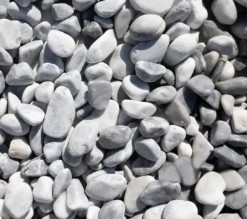 Galet de marbre bleu