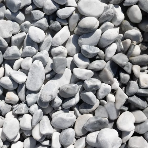 Galet de marbre bleu