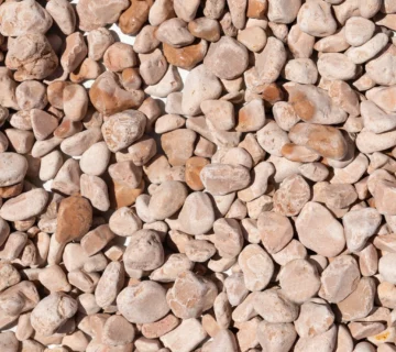 Galet de marbre rose