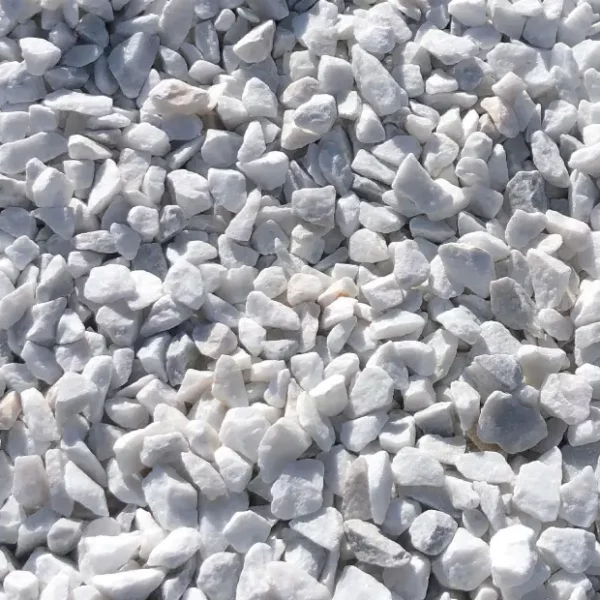 Gravier marbre blanc