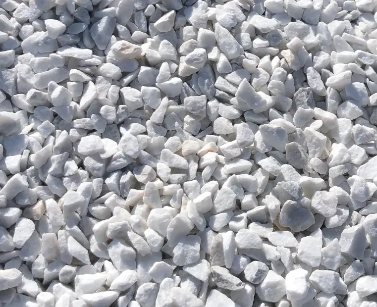 Gravier marbre blanc