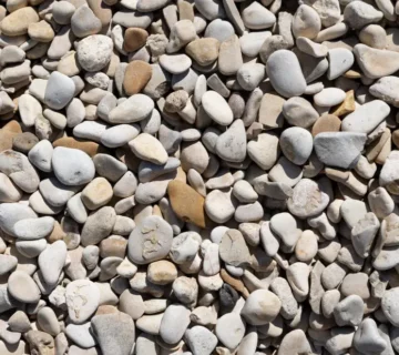 Gravier roulé crème