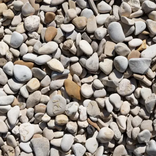 Gravier roulé crème