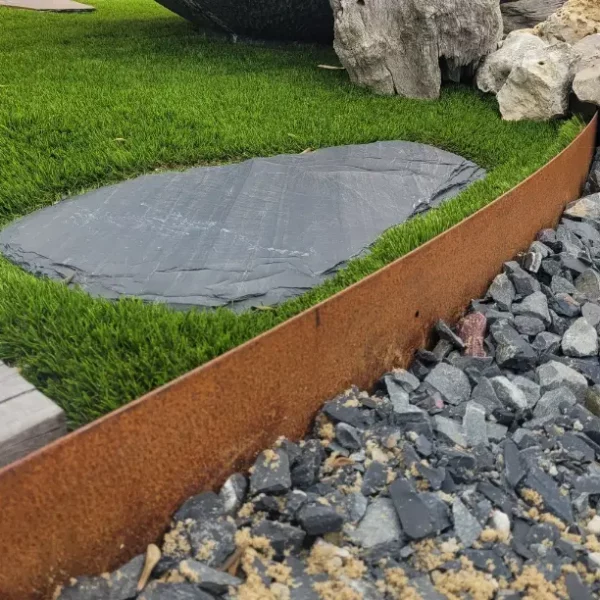 Bordure acier corten