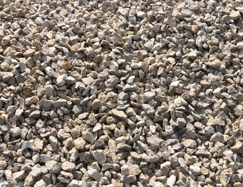 Gravier calcaire beige