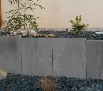 Dalle grès d_inde gris