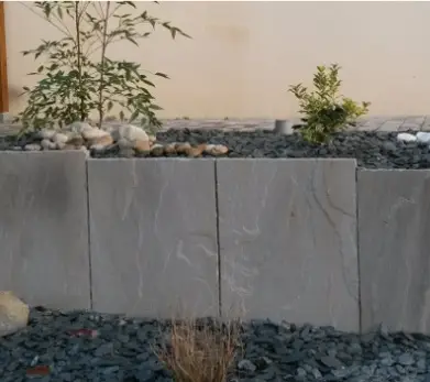 Dalle grès d_inde gris