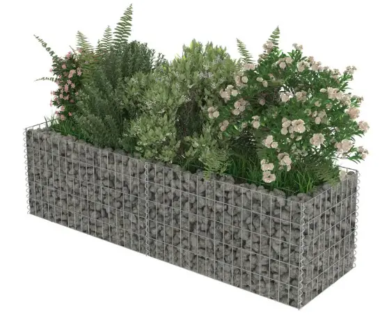 Gabion jardinière