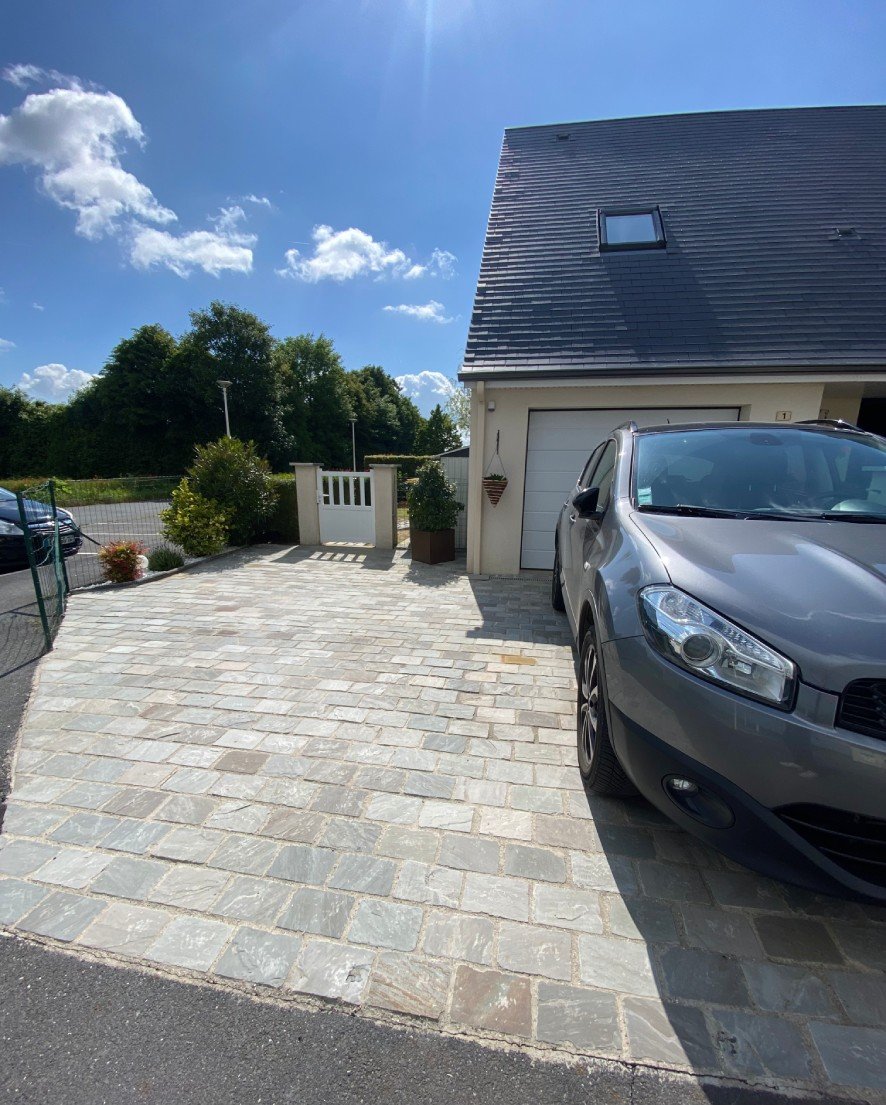 Pavé Grès Gris Réalisation 3 (2)