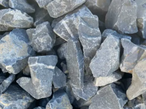 Pierre à gabion bleue