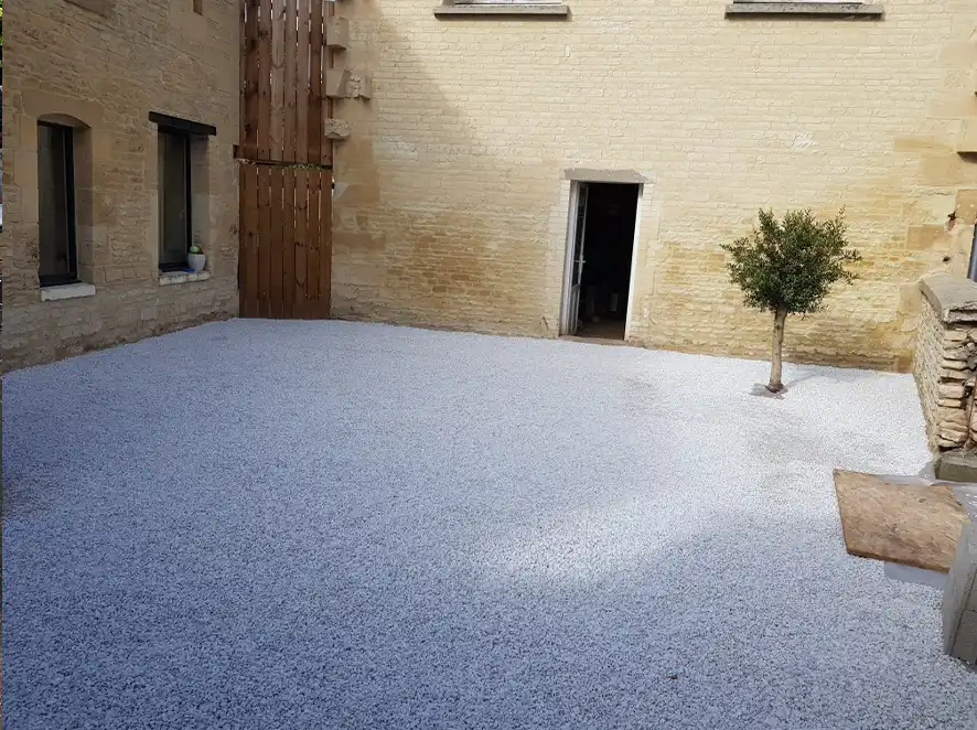 GRAVIER BLANC MARBRE 8 12